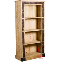 Caja de libro tallada de madera